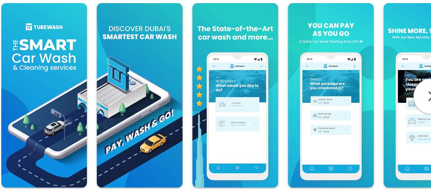 TUBEWASH - The Smart Car Wash App