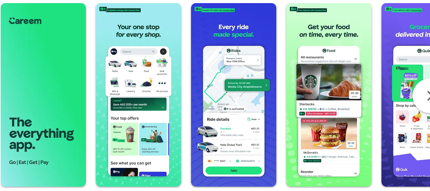 Careem – rides, food & more