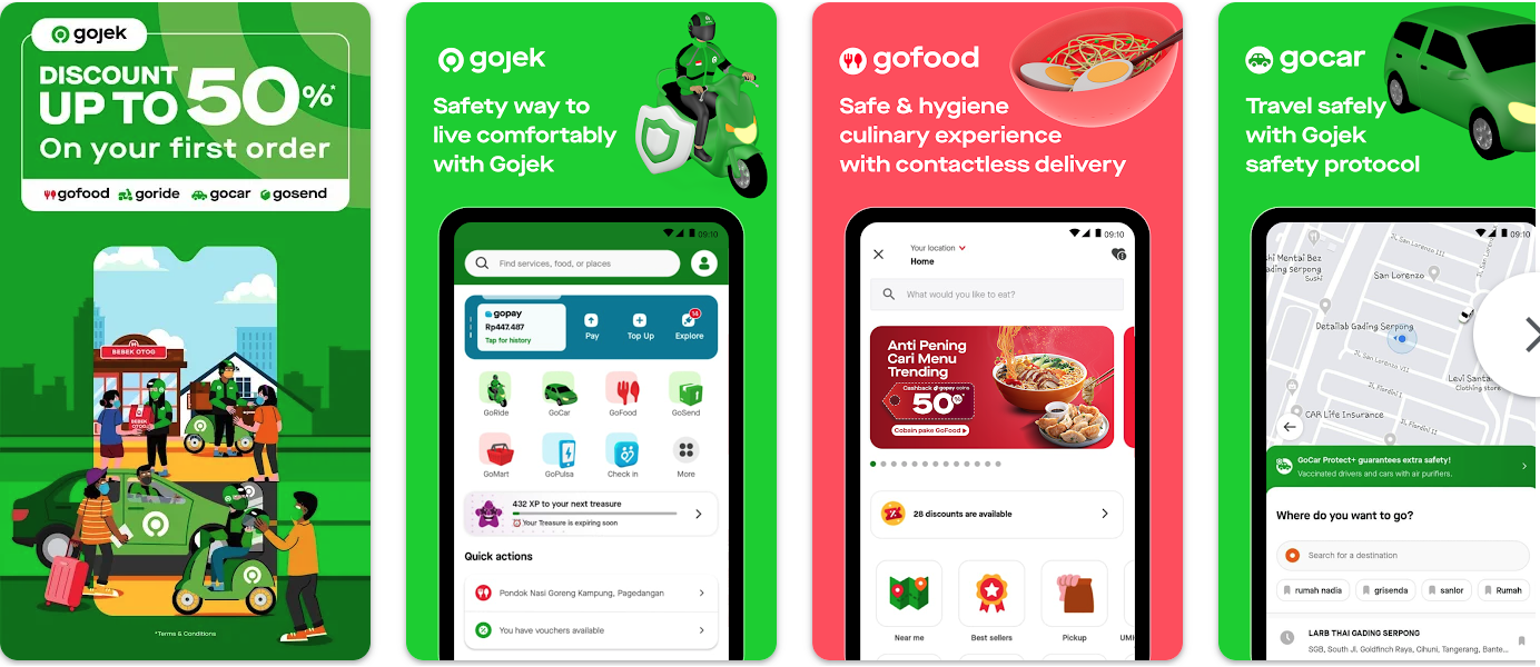 Gojek - Food & Transportation